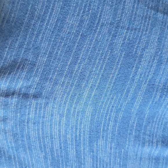 Croft & Barrow blue cowl neck blouse with 3/4 length sleeves NWT - Picture 3 of 6